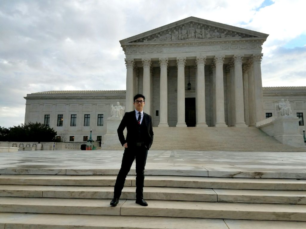 Simon Tam at the Supreme Court