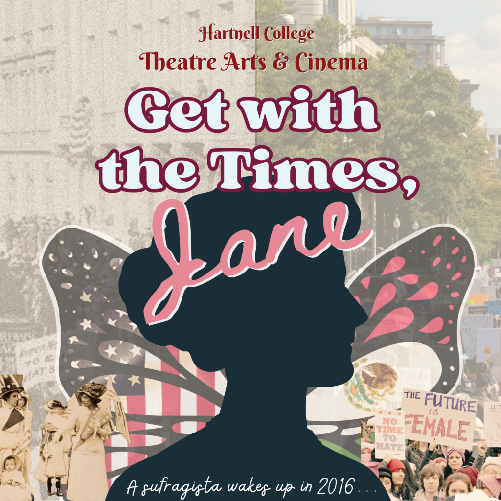 Get with the Times, Jane Poster (Square) Get with the Times, Jane Poster (Square)