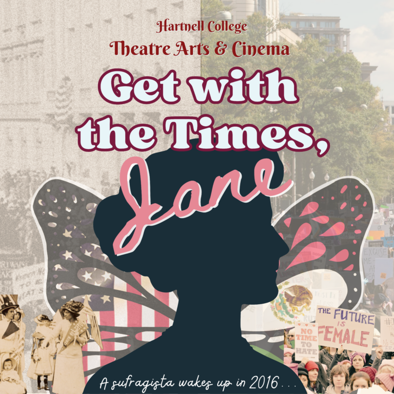 Get with the Times, Jane Poster (Square)